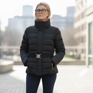 Porsche Design Navy Down Jacket | Size 38 (USA 8)